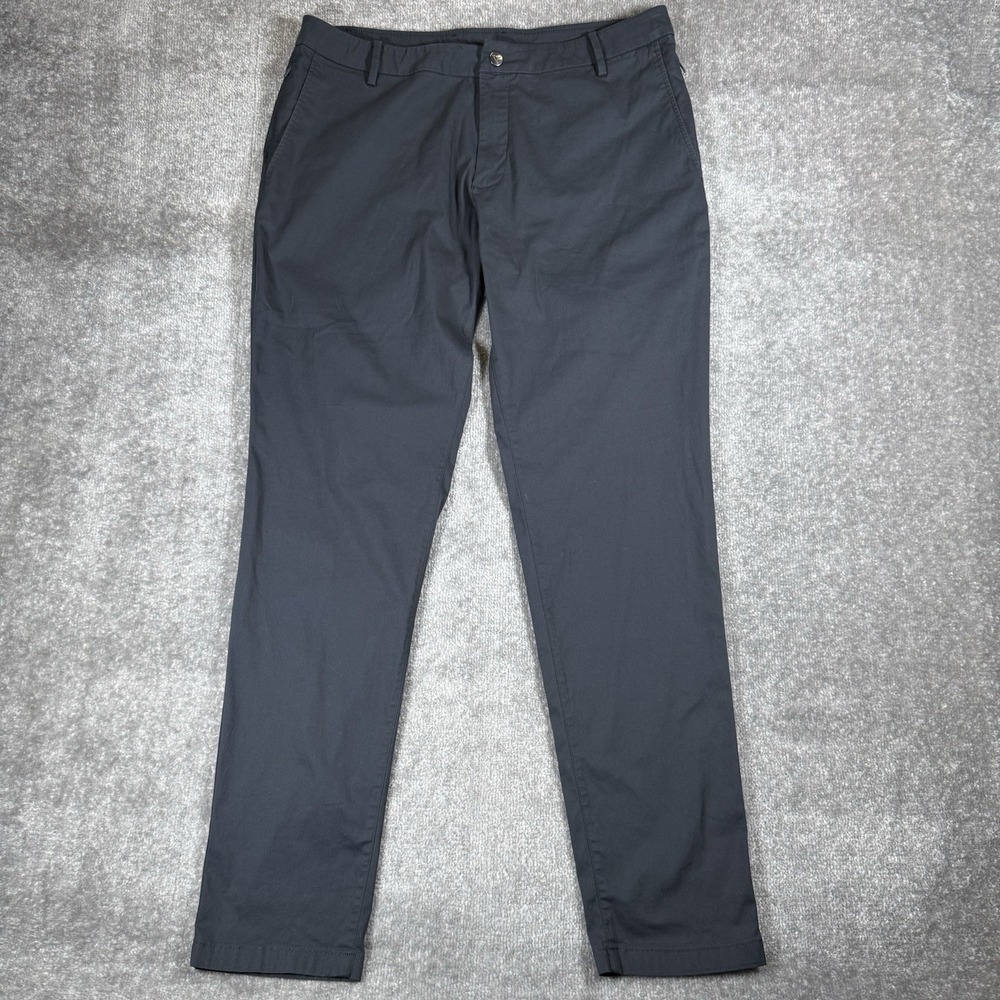 Birddogs Pants Men's 38x34 Dark Gray Performance Stretch Tech Golf Unlined